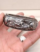 Antike 925er Silber Armreif, Meisterpunze Top