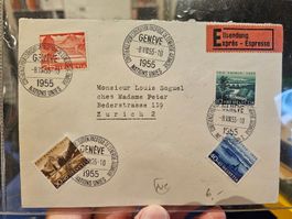 Express Brief 1955 Nations Unies für nur 5.--