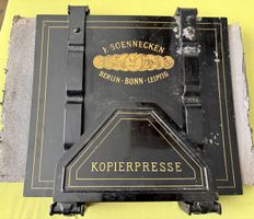 Kopierpresse F. Soennecken Berlin Bonn Leipzig