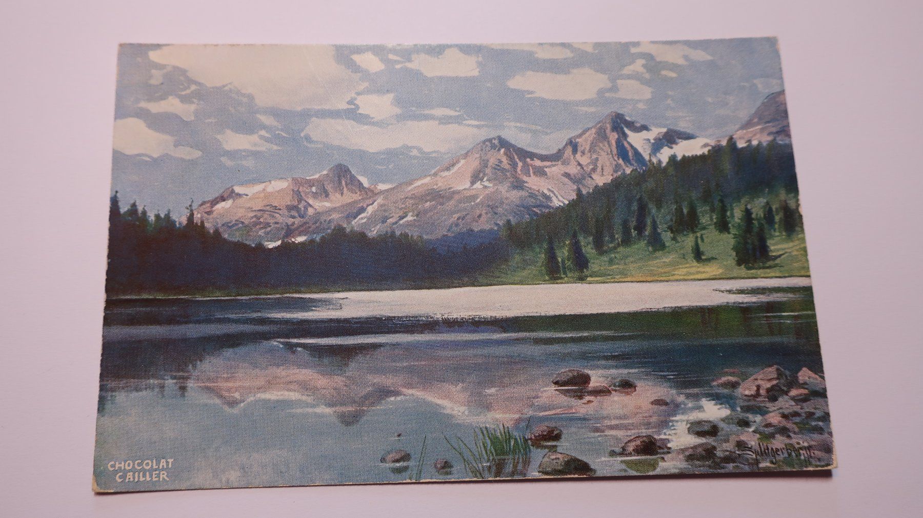 Cartes postales: Paysage Chocolat Cailler Splitgerber – D'occasion à Cormoret par Pascalll2001 1