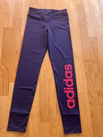 Adidas Leggings Kinder Grösse L-164 CLIMALITE lila