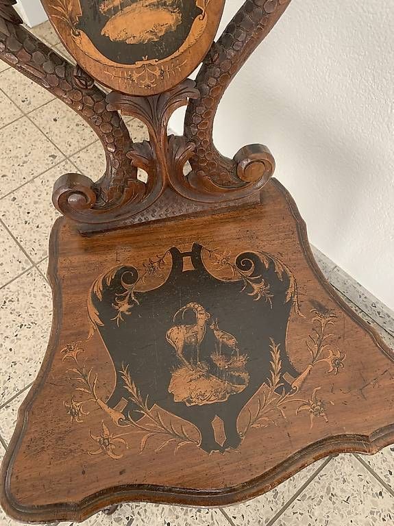 Set di tavolo e panche: Antike Brienzer Sitzgarnitur gefertigt um 1890 – Usato da Rothrist venduto da Oddymanliane 4