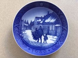 Royal Copenhagen Weihnachtsteller 1980