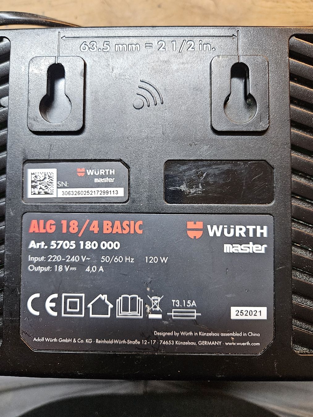 Würth Akkus & Batterien: WURTH M-CUBE 18V Ladegerät ALG 18/4 BASIC guter Zustand (S1) – Gebraucht aus Rorschach von TimelessTrading 2