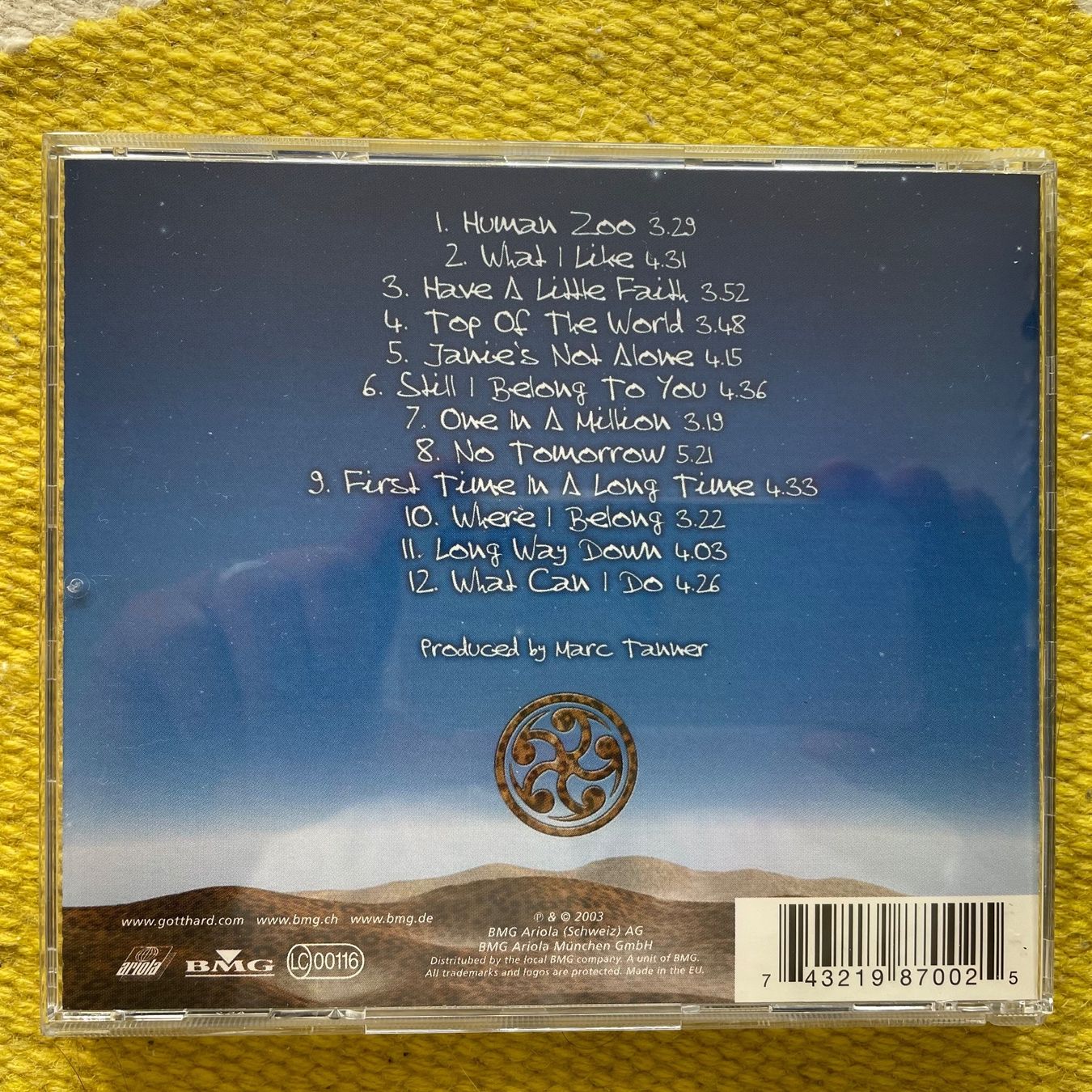 CD: GOTTHARD-HUMAN ZOO – Usato da Rorschacherberg venduto da CD-Roli 1