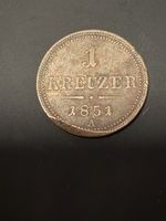 Vintage 1851 A Austrian 1 Kreuzer Coin - Rare Find!