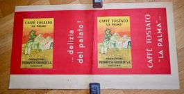 ORIGINAL Druckbogen CAFFE TOSTADO La Palma PRIMAVESI-GHIOLDI