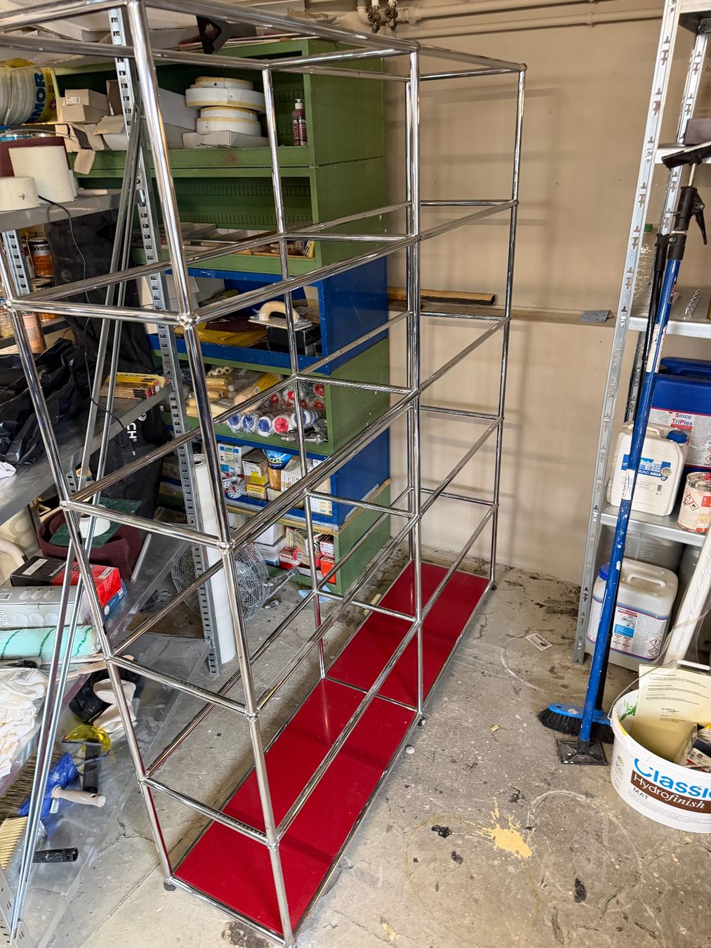 USM Scaffali: USM Regal 2x5 Rot – Usato da Biel/Bienne venduto da Charlie.Dotcom