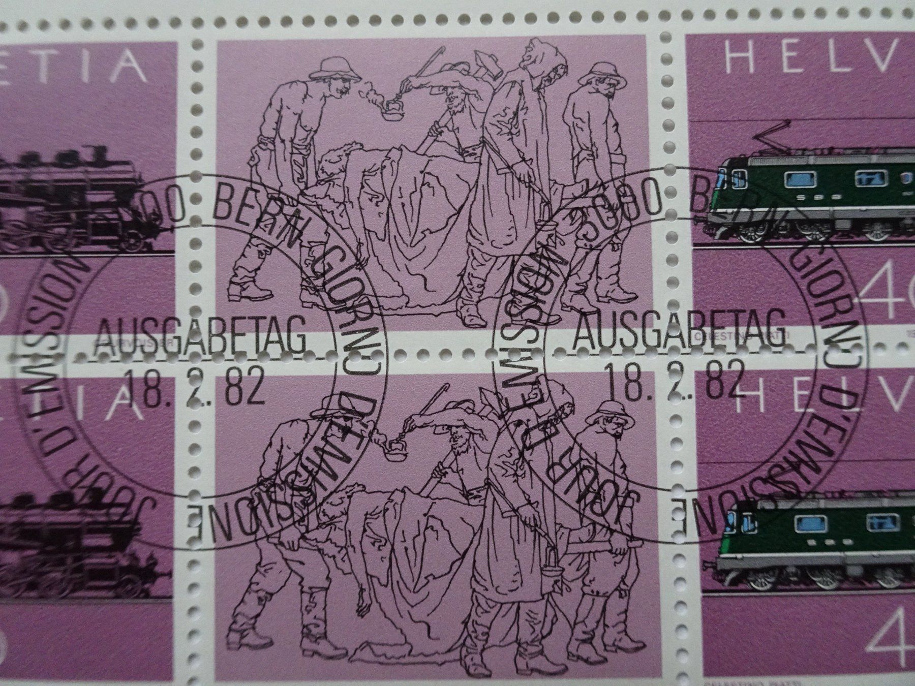 Tutti i francobolli: 1982 mit/ohne Stempel – Nuovo (secondo la descrizione) da Aadorf venduto da Chnorli-Furz 1