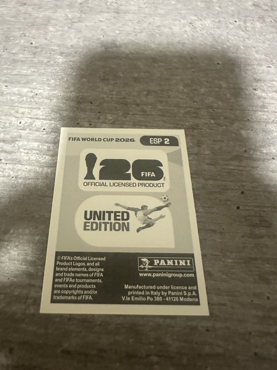 Panini Sammelbilder & Trading cards: ESP 2 , FIFA WORLD CUP 2026 PANINI  – Neu (gemäss Beschreibung) aus Frauenfeld von 1PegPeg1 1