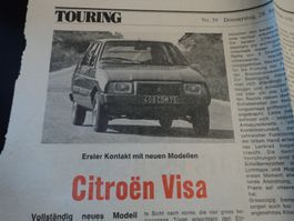 Prospekt Test AR Citroen Visa 1978