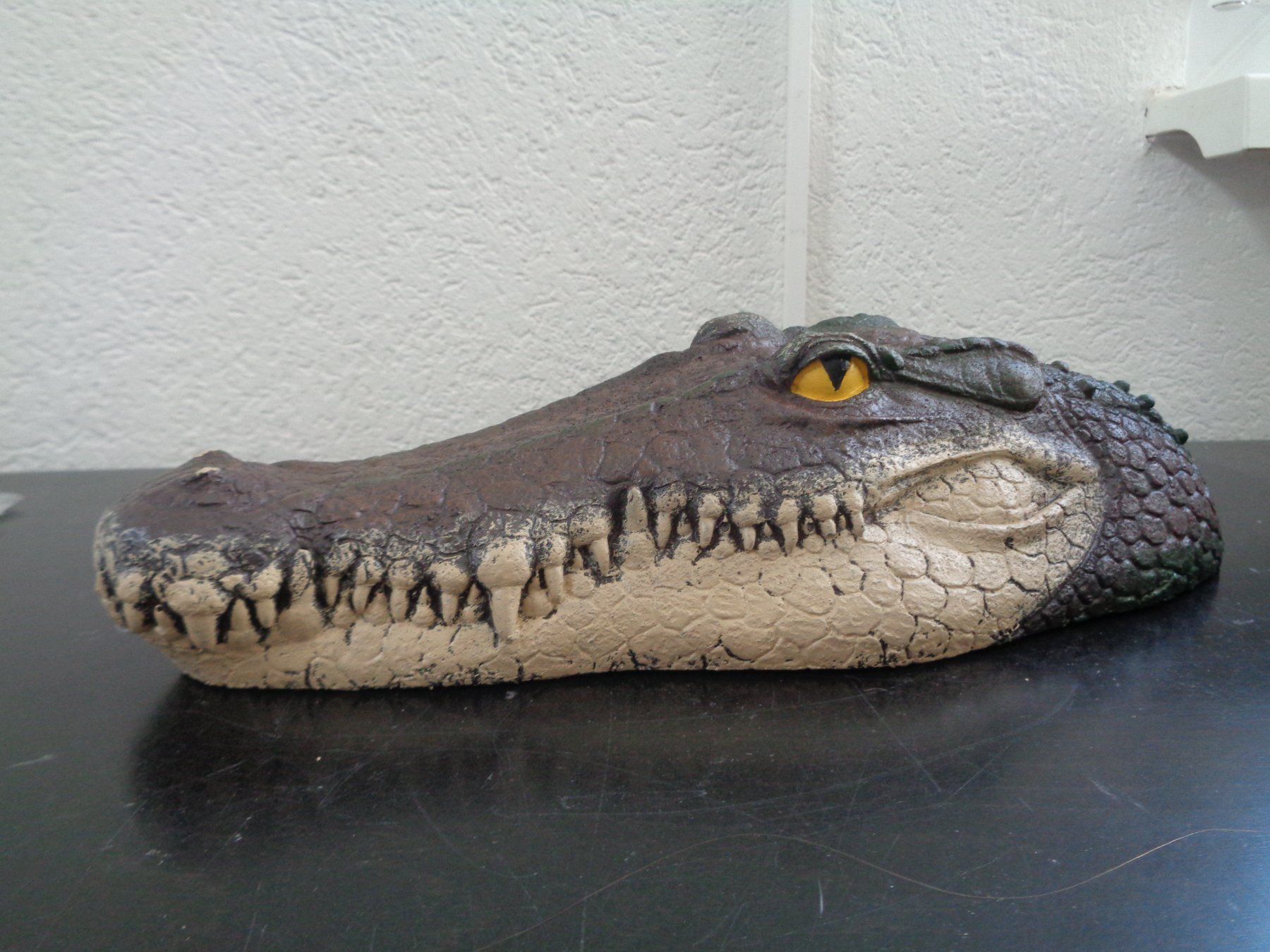 Statuette: Teich Krokodil Kopf (31 cm) – Nuovo e nell'imballaggio originale da Langenbruck venduto da Gumsi 4