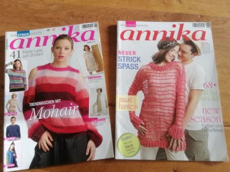 2 Strickhefte "annika"
