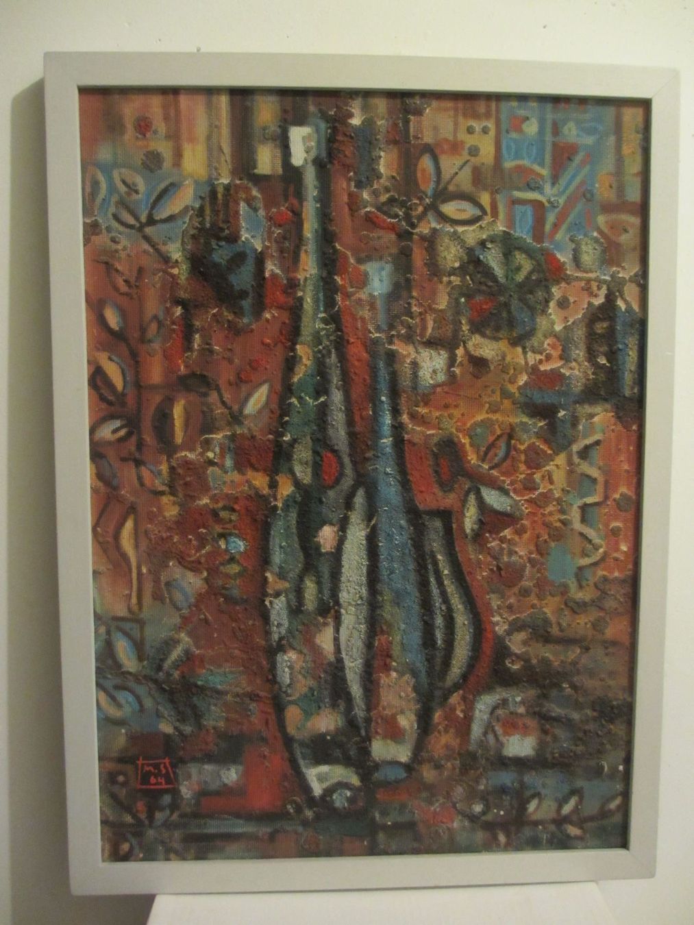 Dipinti: ORIGINAL Ölbild von Max Steinacher "Vase" – Usato da Adliswil venduto da Shee