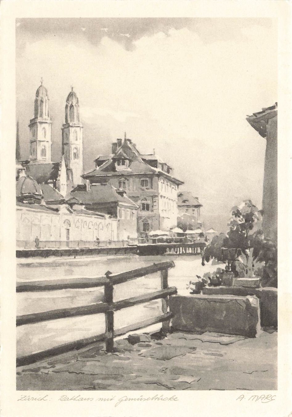 Cartoline postali: Zurich G – Usato da Biasca venduto da Blenio71