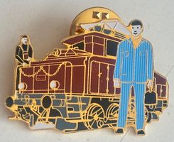 Pin's Schmid & Muller Design - Le mécanicien de manœuvre