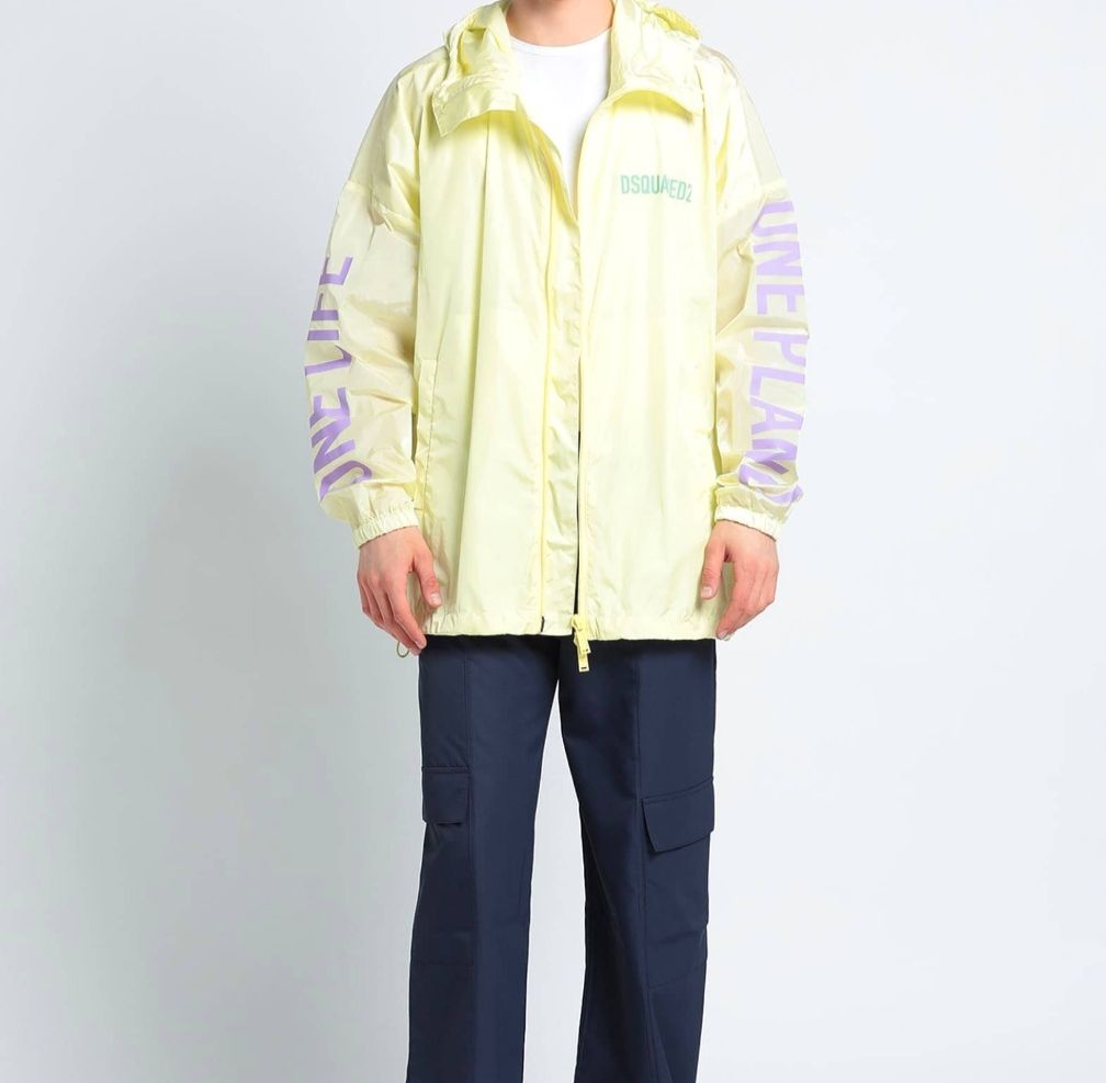 Dsquared2 Vestes: DSQUARED2 Windbreaker Jacket Light Yellow Size M – Neuf avec emballage d'origine à Zürich par FashionSales 2