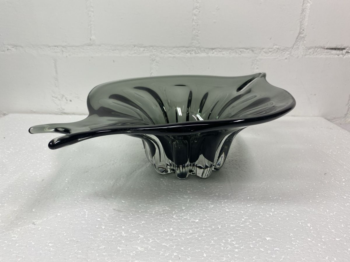 Murano Verres: Glas Schale grau modern Design Deko – D'occasion à sursee par trilli-tralli 6