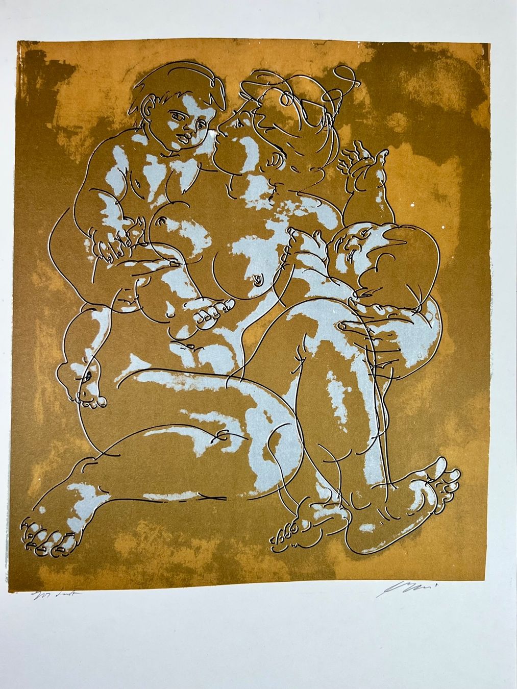 Poster & Bilder: Kalenderblatt Hans Erni 40x59cm Drucksigniert – Gebraucht aus Vaduz von Unikate-Markt 1