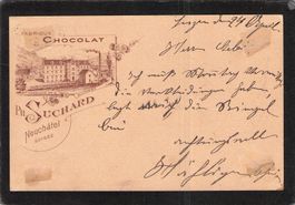 GS 5 Rp Suchard PK017 (S6/09 , gel. 25.lV.1898 ( braun )
