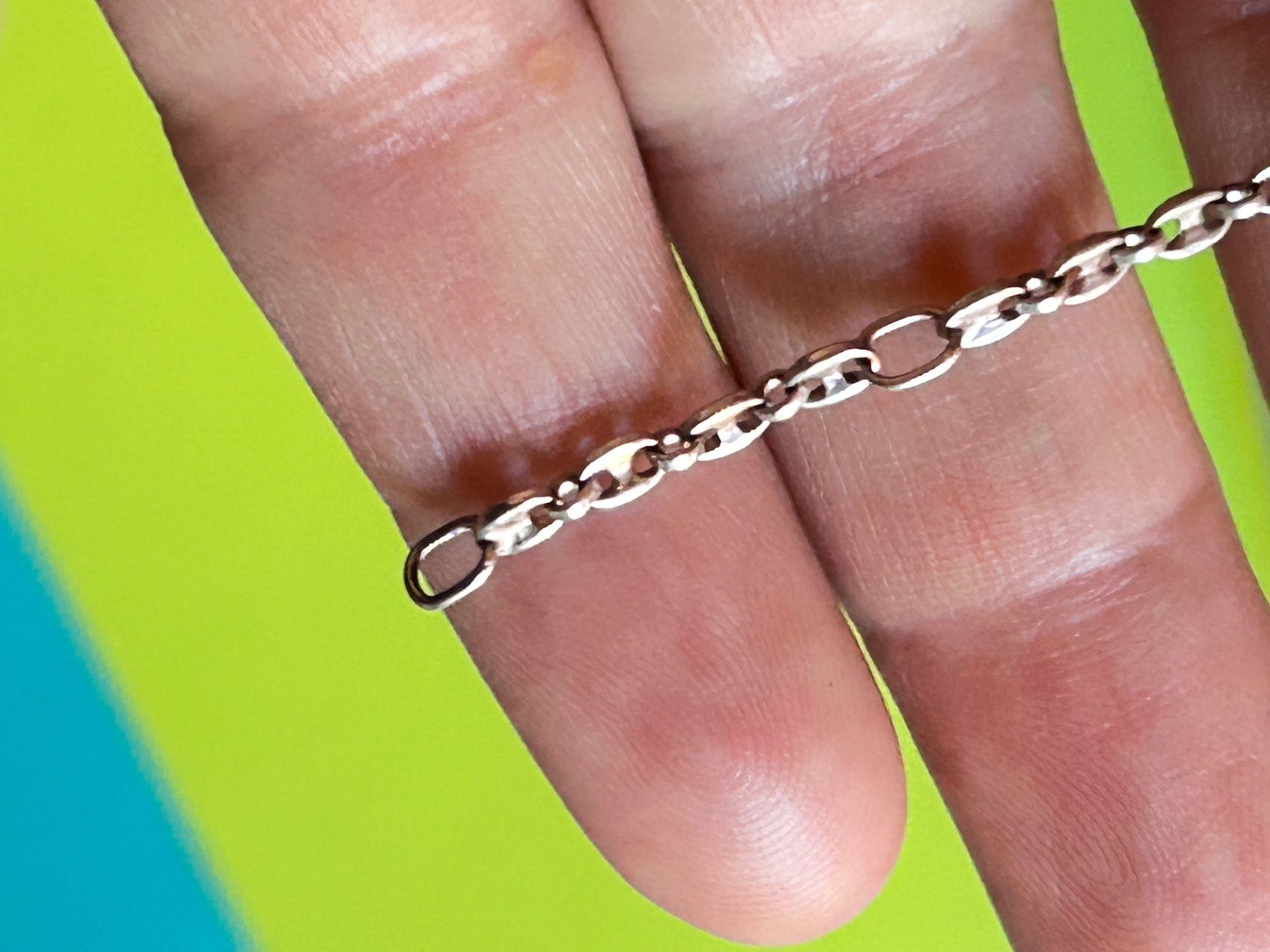 Bracciali & Braccialetti: Silber Kinderarmband mit Gravurplatte – Usato da Dittingen venduto da Bijoubelle 4