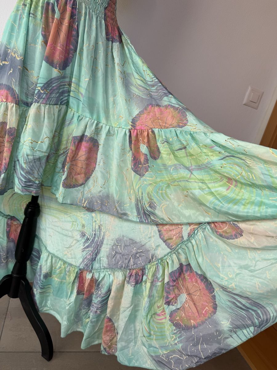 Robes: Boho Vokuhilastufenkleid mit Seide – Neuf (Voir description) à Sigriswil par ck56 2