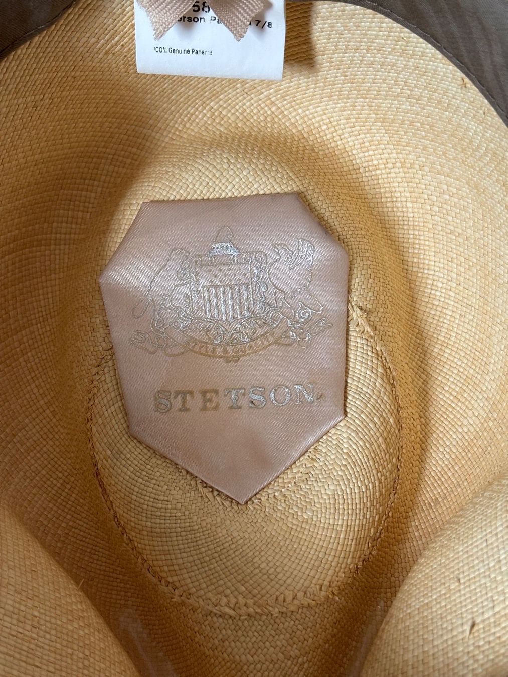 Stetson Hüte, Mützen & Caps: Original Stetson Panama-Strohhut – Gebraucht aus Wangen b. Olten von oldies6 2