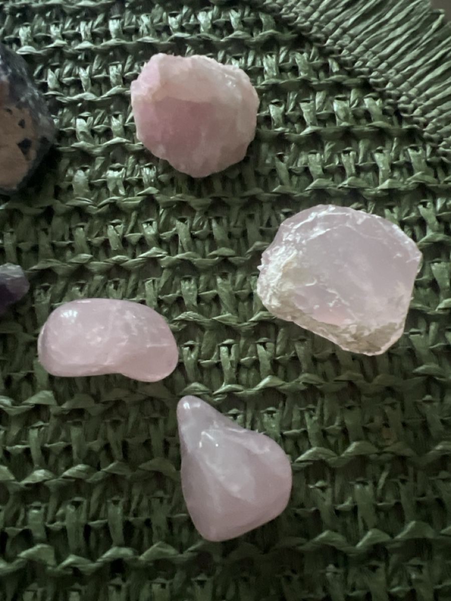 Minerali & Pietre curative: Edelstein Sammlung: Amethyst & Rosenquarz – Usato da Seon venduto da Sunny-Schmuck78 2