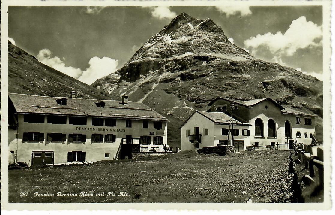 Cartoline postali: Pension Bernina Haus  1940 – Usato da Hochdorf venduto da Ziegel-16