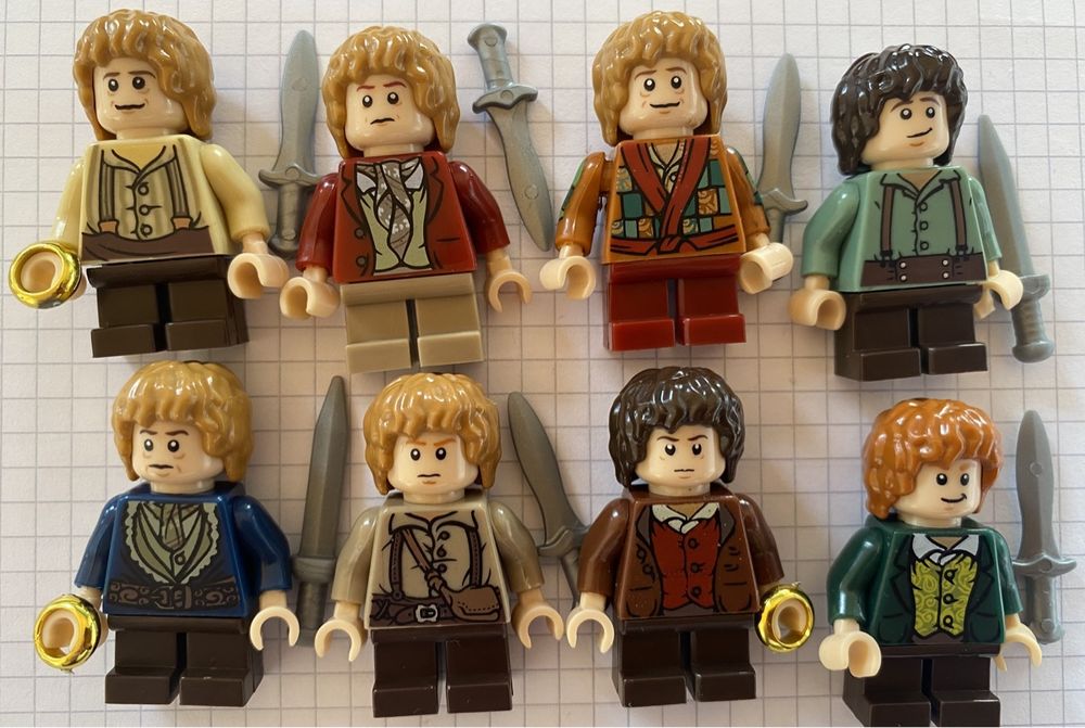 Hobbit & Herr der Ringe Minifiguren Bilbo/Frodo Beutlin | Kaufen auf ...