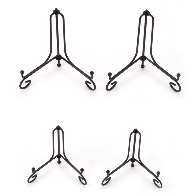 XINGYATU Tellerständer 8-teilig - Zusammenklappbare Display-Ständer Aus Eisen