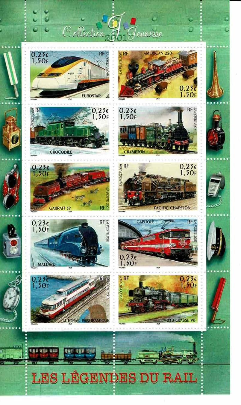 Alle Briefmarken: Trains  Züge  1 KB ** – Neu (gemäss Beschreibung) aus Lausanne von Whorvath