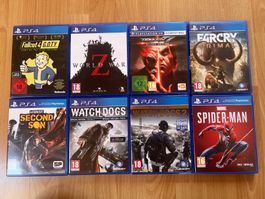 PS4 Spiele Sammlung: 8 Top Titel für Playstation 4!
