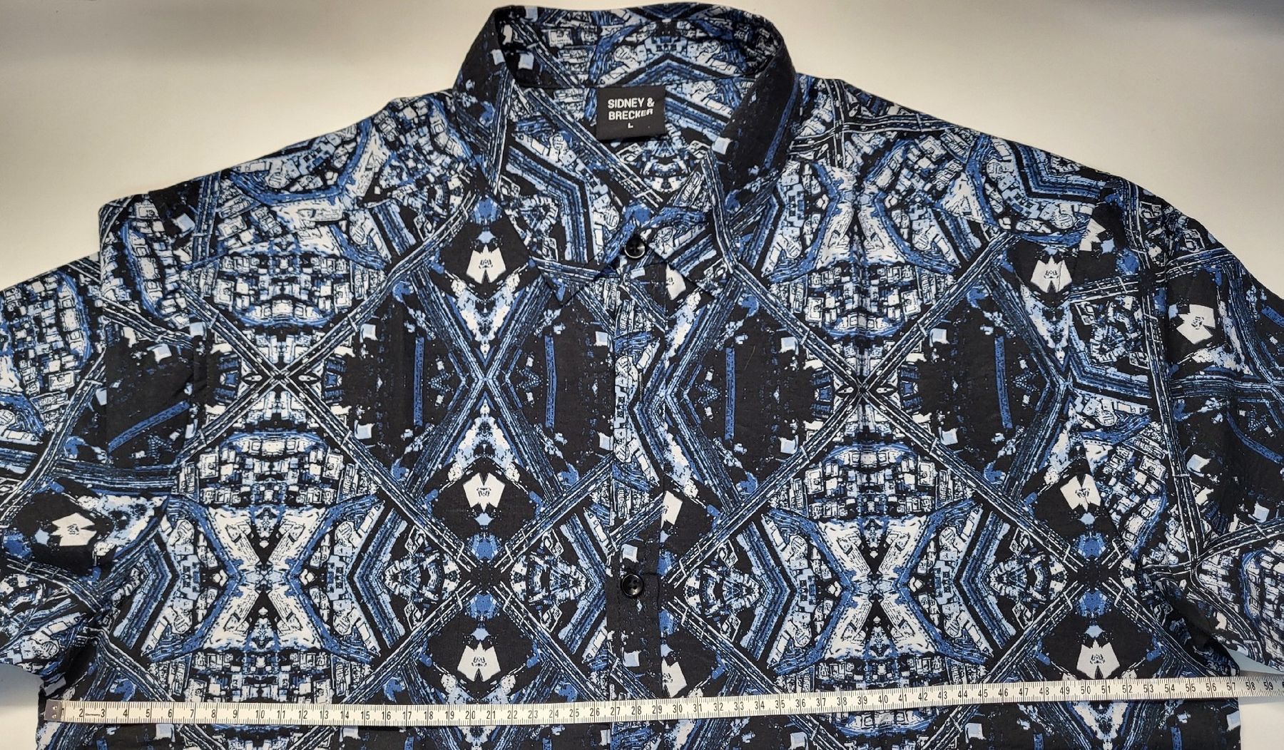 Camicie: Chemise Sidney & Brecker Taille L - Bleue – Usato da Martigny-Croix venduto da barbamama1977 6