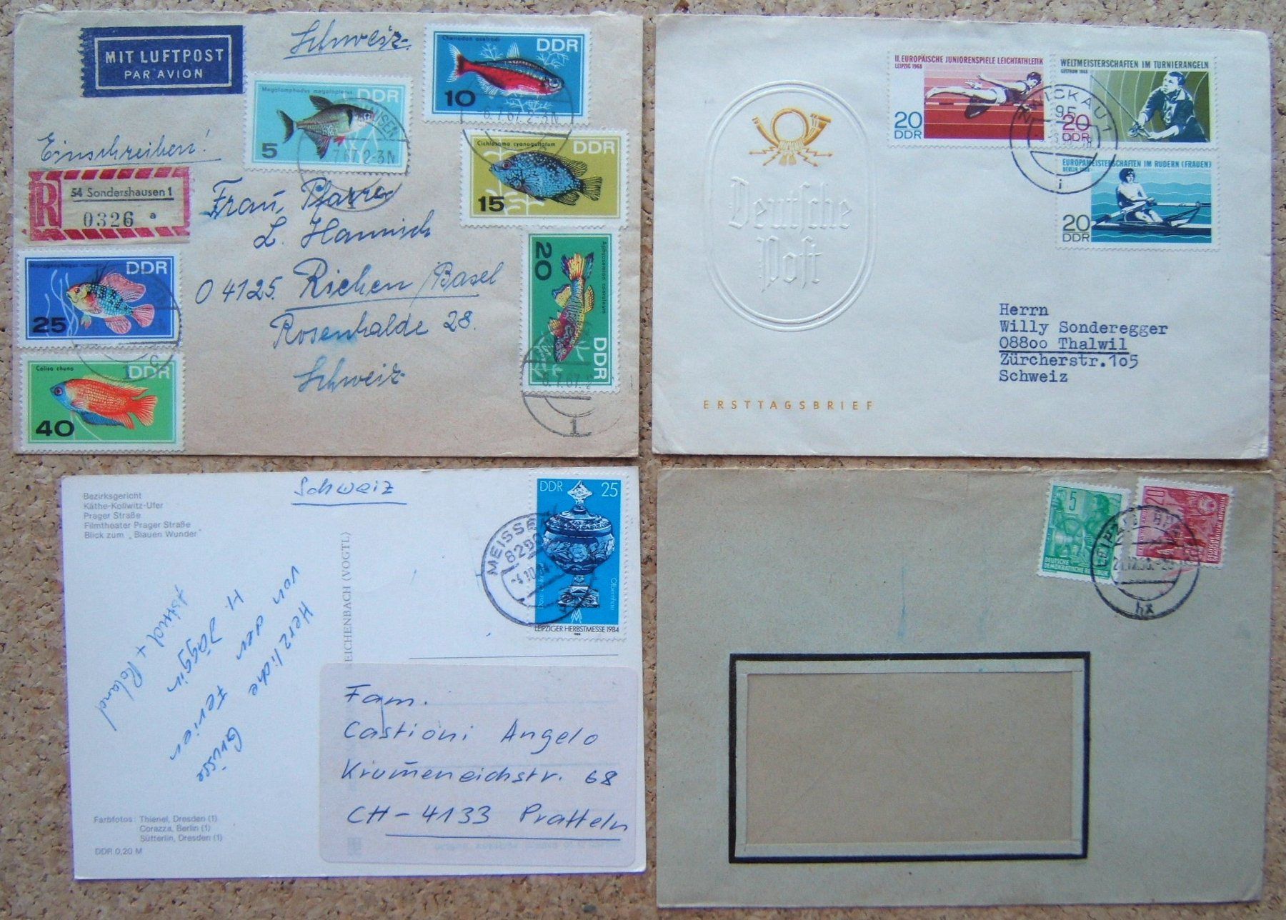 Alle Briefmarken: LOT DDR 1958 - 1984 – Gebraucht aus Brunnen von Nonne04