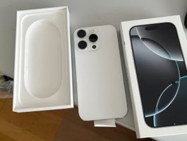 Apple Iphone 16 Pro (256GB, White Titanium , 6.30")