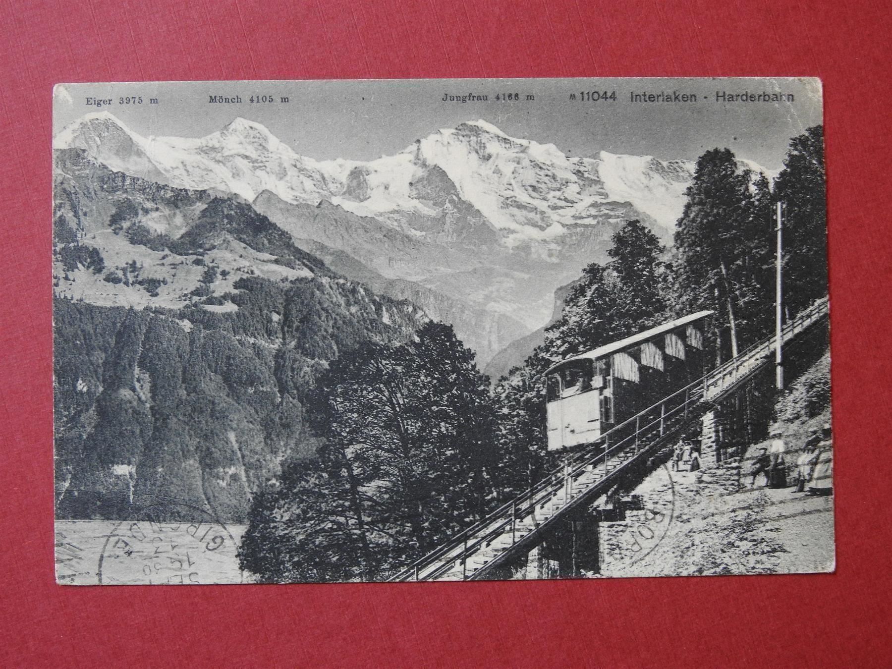 Ansichtskarten: AK - Interlaken - Harderbahn – Gebraucht aus Rain von 999-800-K