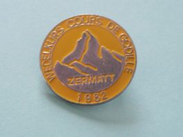 Abzeichen Ski Zermatt VS Wedelkurs / Cours de Godille 1982