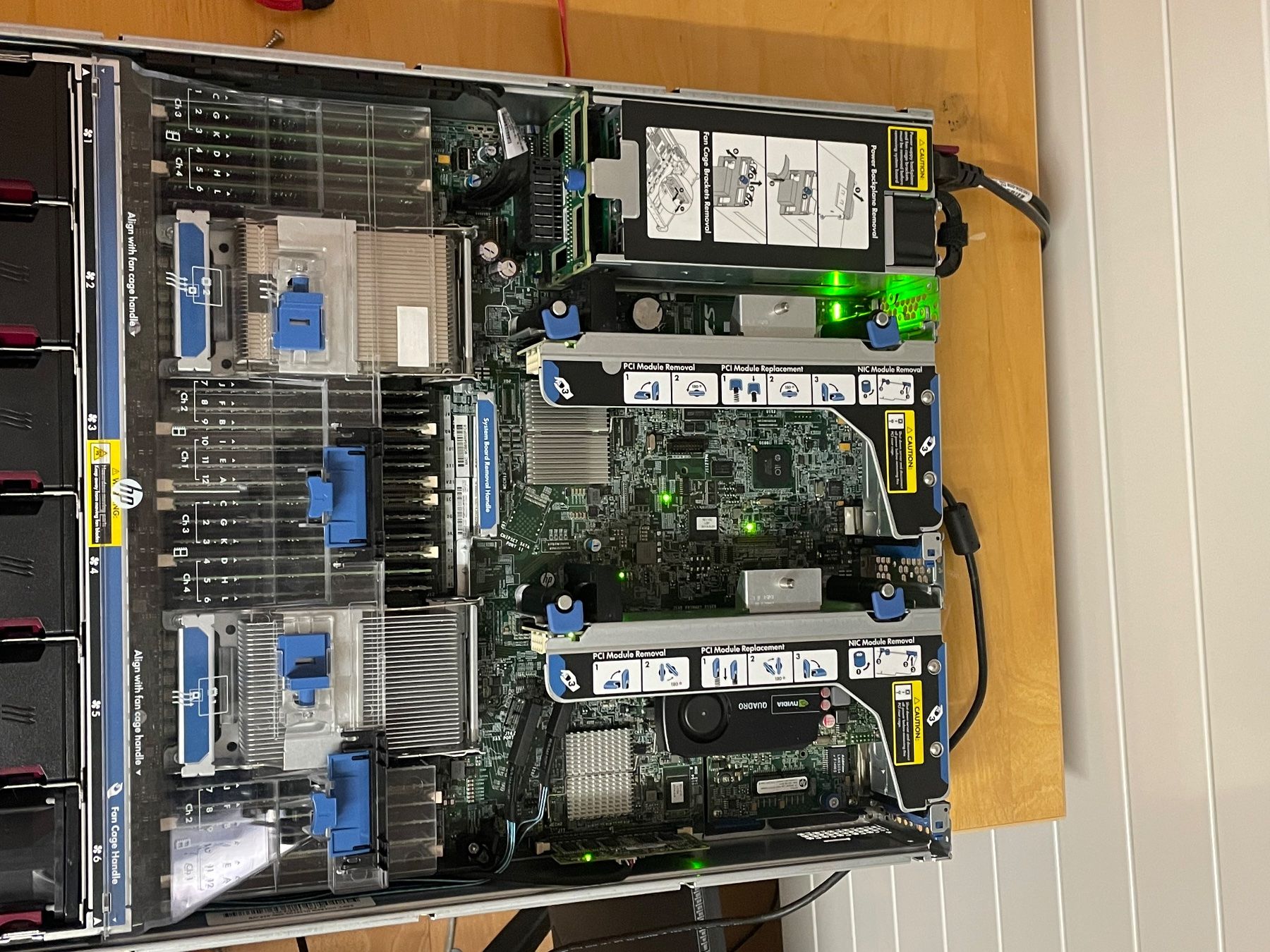 HP ProLiant DL380p Gen8 Server | 2x CPU | NVIDIA Quadro (Gebraucht) in ...