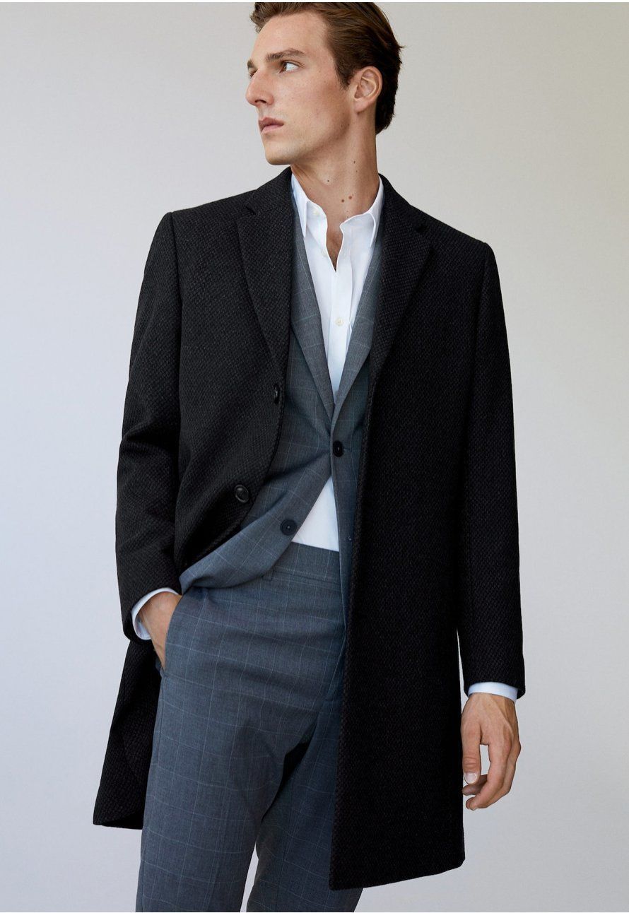Mango Cappotti: Mango Wintermantel Navy Blue Grösse L – Nuovo (secondo la descrizione) da Regensdorf venduto da TedK 5