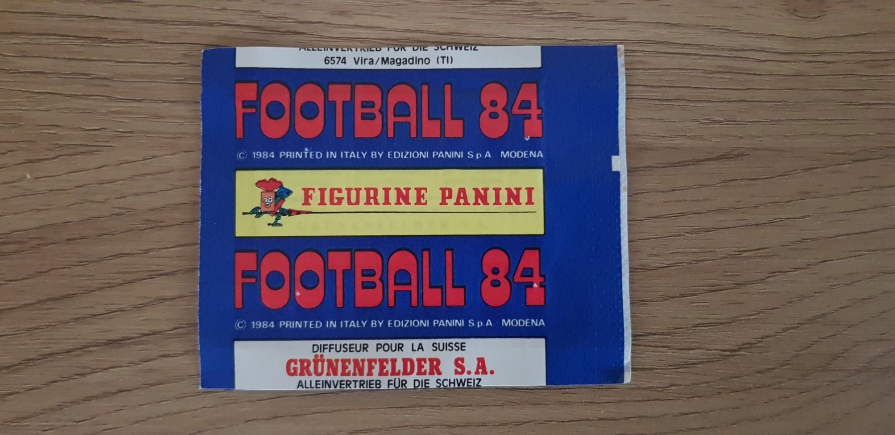 Panini Cartes à collectionner: Panini Tüte FOOTBALL 84 – Neuf (Voir description) à Nürensdorf par spartacus64 1