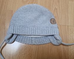 Warme Mütze, Strickoptik 38cm