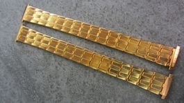 2 Stk. neue Uhrenarmbänder Metall Elastic, 70ziger