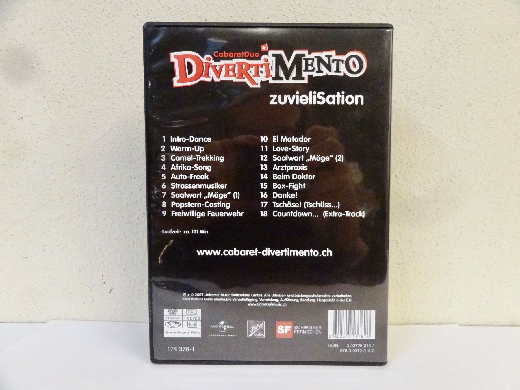 Tutti i DVDs: DVD DIVERTIMENTO zuvieliSation – Usato da Kerzers venduto da wisaundso 1