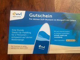 Gutschein SUP Moment  Lido Luzern