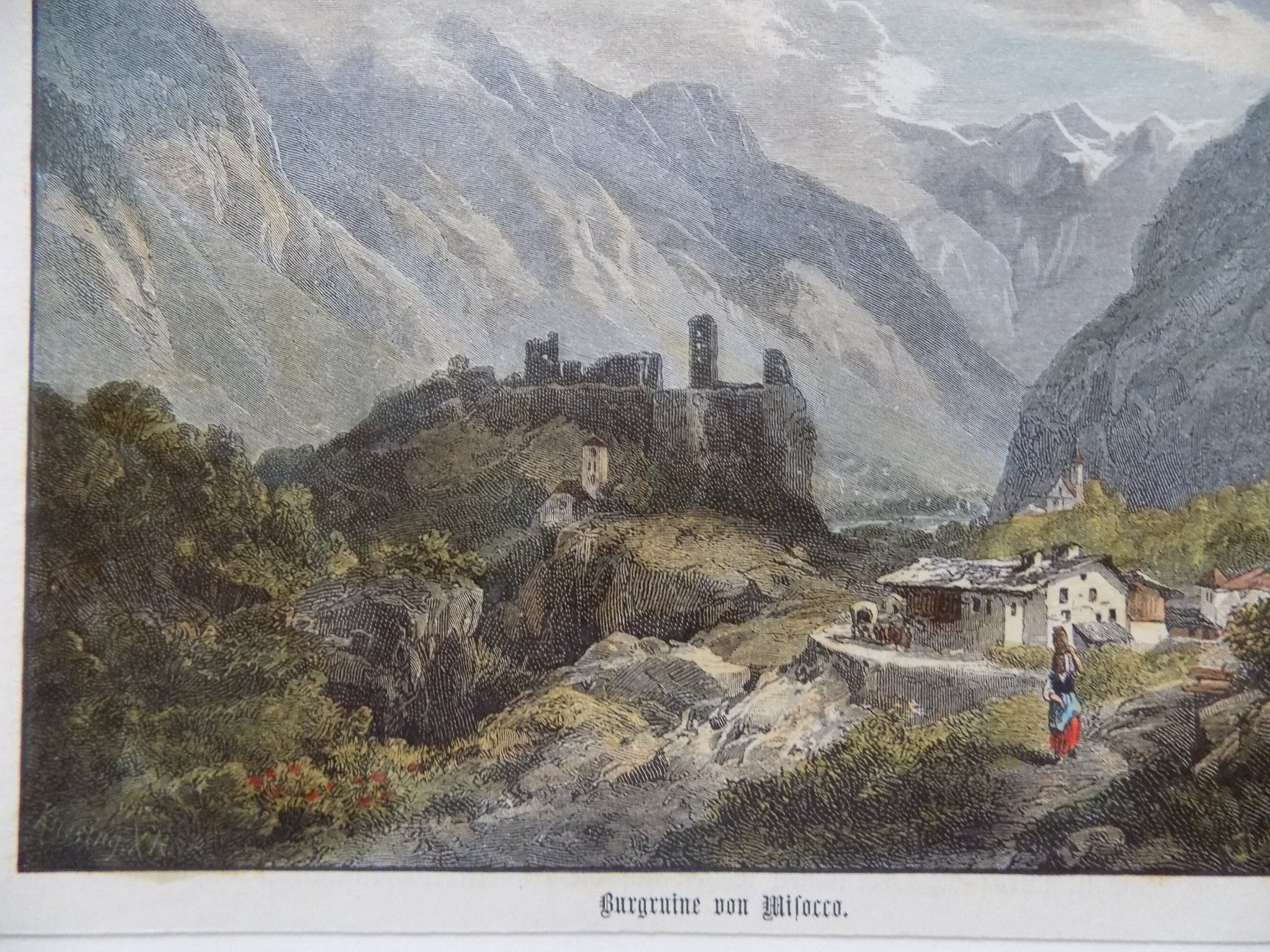 Stiche: Misox Mesocco Burgruine – Gebraucht aus Risch von Rischli15 7