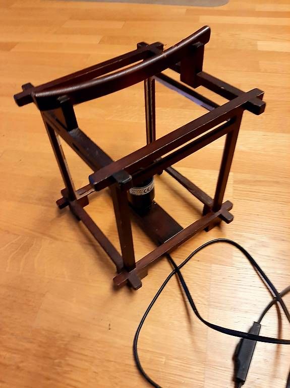 Lampen: Lampe orientale en bois – Gebraucht aus lausanne von bluestone02