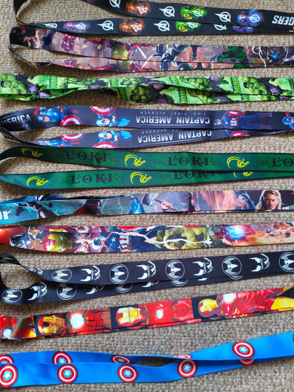 Marvel Portachiavi: Schlüsselband Marvel, Iron Man, Hulk, Venom, Loki – Nuovo (secondo la descrizione) da Vogelsang AG venduto da miinlade
