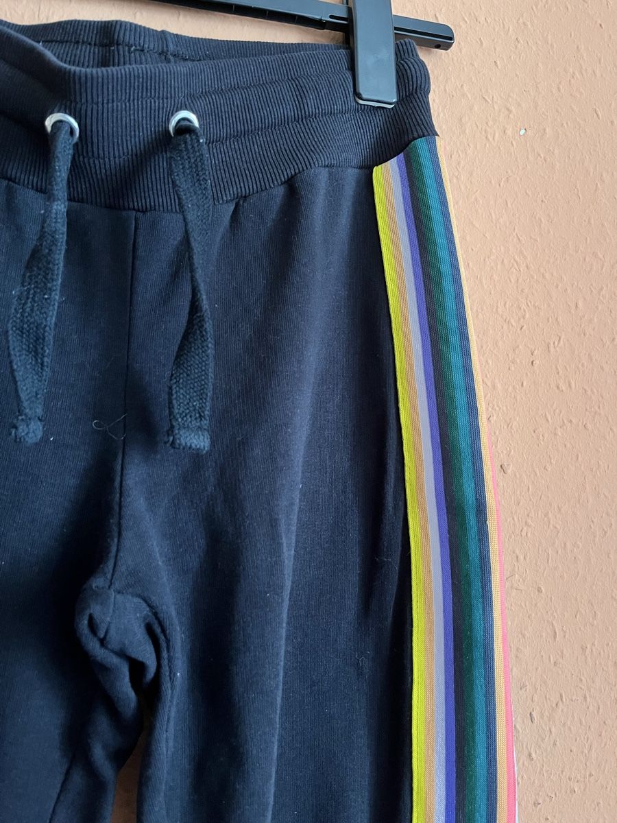 Leggings: Jogging noir rayé - Taille 2XS – Usato da Genève venduto da nou_z96k 1