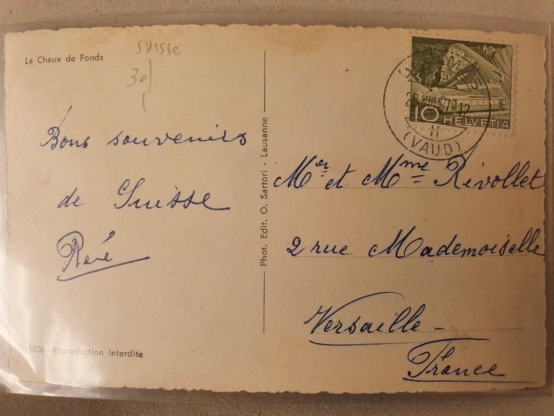Cartoline postali: LA CHAUX-DE-FONDS   -  1957 – Usato da Delémont venduto da Domdom1 1